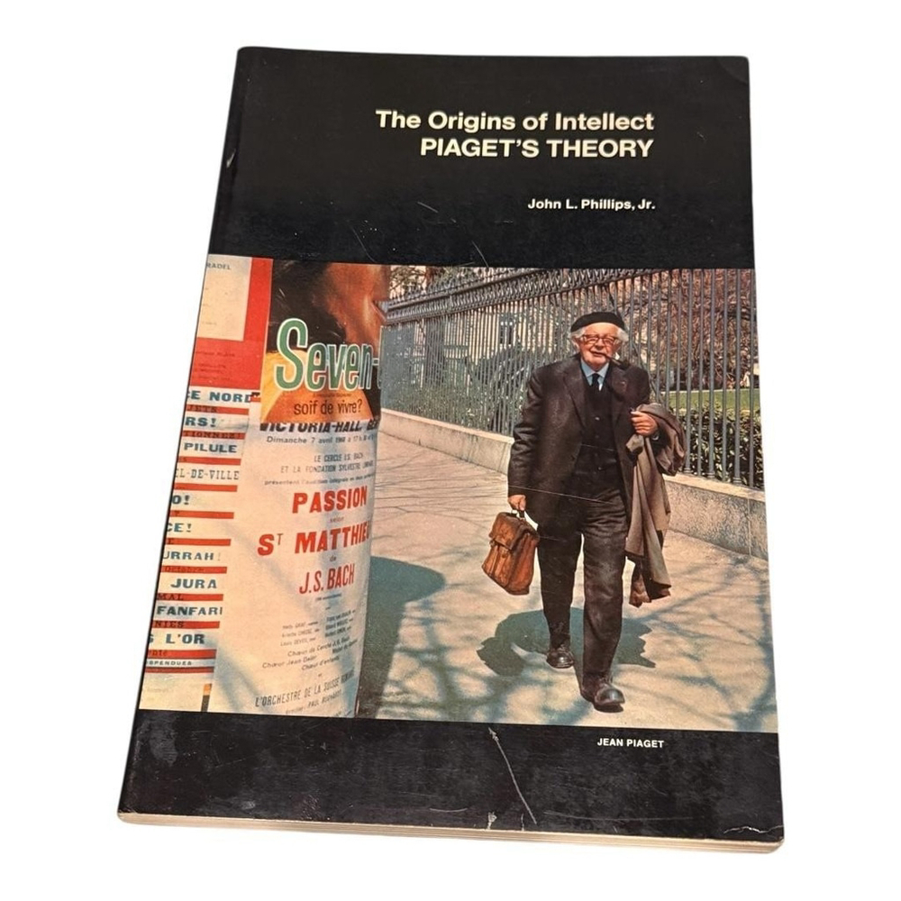 Vintage 1969 The Origins Of Intellect Piaget's Theory John L Phillips Psychology